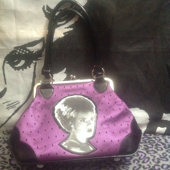 rock rebel bride of frankenstein purse